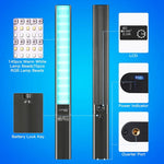 LUXCeO P6 RGB カラフルフォトLEDスティックビデオライト ハンドヘルドAPPコントロール フルカラーフィルライト, P6
