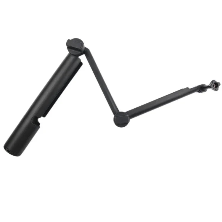 3ウェイ モノポッド + マジックマウント セルフィースティック for GoPro、Insta360、DJI 他アクションカメラ、長さ：24.5-63cm、長さ：24.5-63cm（ブラック）