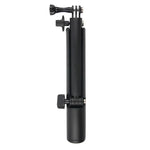 3ウェイ モノポッド + マジックマウント セルフィースティック for GoPro、Insta360、DJI 他アクションカメラ、長さ：24.5-63cm、長さ：24.5-63cm（ブラック）