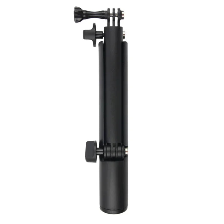 3ウェイ モノポッド + マジックマウント セルフィースティック for GoPro、Insta360、DJI 他アクションカメラ、長さ：24.5-63cm、長さ：24.5-63cm（ブラック）