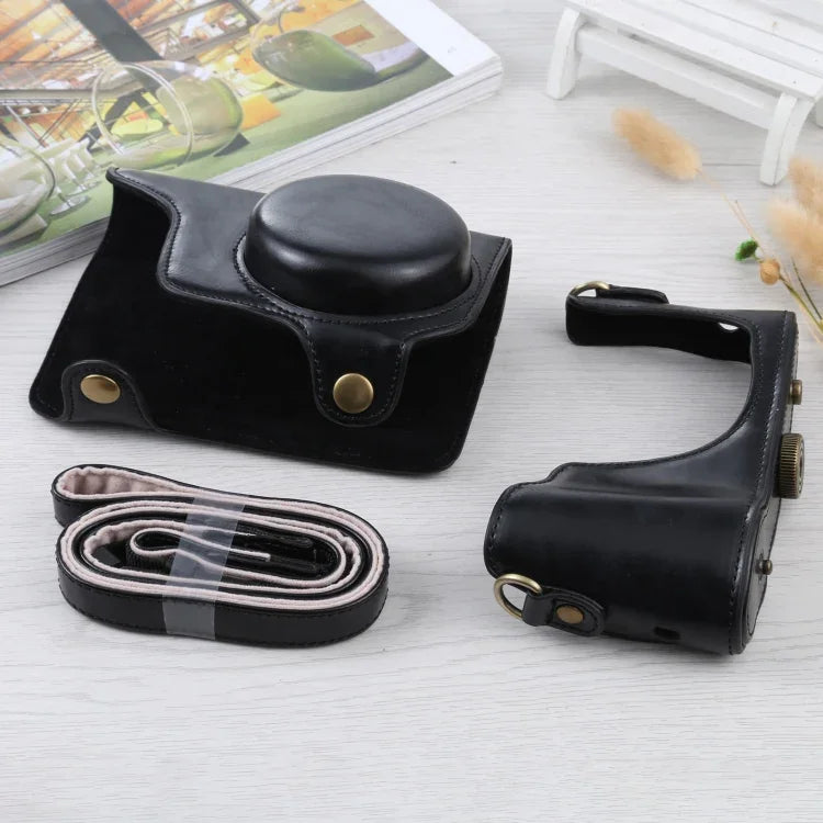 Samsung Galaxy Camera EK-GC100 / EK-GC110 / EK-GC200用ストラップ付き全身PUレザーカメラケースバッグ、Samsung Galaxy Camera EK-GC200用、Samsung Galaxy Camera EK-GC100用