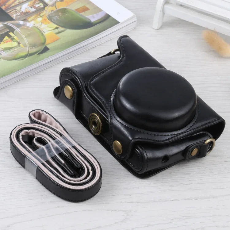Samsung Galaxy Camera EK-GC100 / EK-GC110 / EK-GC200用ストラップ付き全身PUレザーカメラケースバッグ、Samsung Galaxy Camera EK-GC200用、Samsung Galaxy Camera EK-GC100用