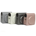FUJIFILM Instax SQUARE SQ6カメラ用パーリーラスタPUレザーケースバッグ、調節可能ショルダーストラップ付き、SQ6