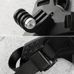 GoPro、Insta360、DJIおよびその他アクションカメラ用ヘルメットベルトマウント