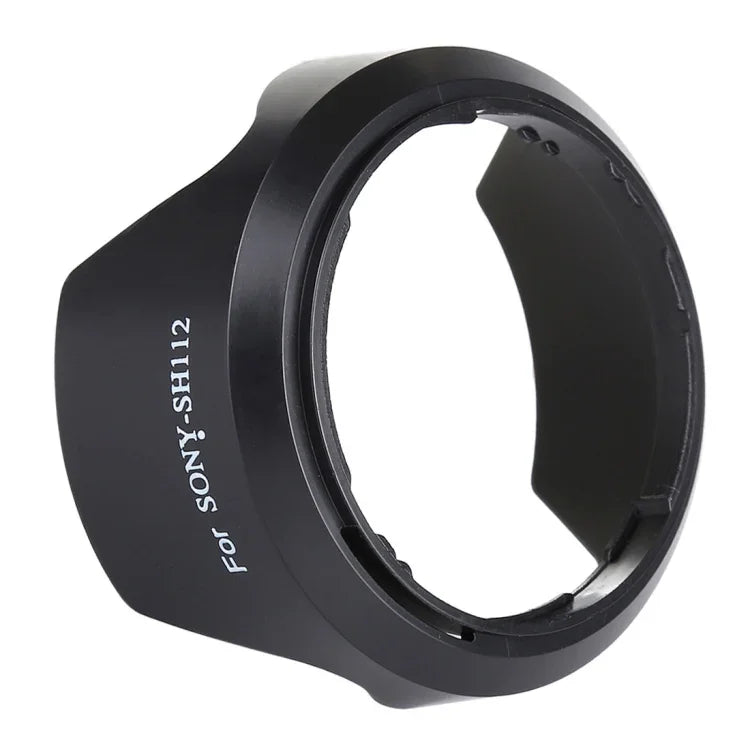 SH112 ソニー E18-55mm F3.5-5.6 レンズ用レンズフードシェード, SH112
