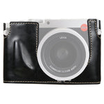 1/4インチネジ PUレザー カメラハーフケースベース Leica Q（Typ 116）用、Leica Q用