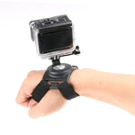 GP278 3-in-1 手首 腕 脚ストラップ 360度回転マウント GoPro、Insta360、DJIおよびその他のアクションカメラ用、GP278