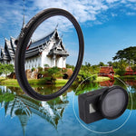 52mm 3-in-1 丸型UVレンズフィルター キャップ付き GoPro HERO7 Black/6/5用、52mm UVレンズ