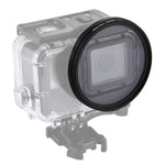 GoPro HERO7 Black/6/5用 58mm 3-in-1 ラウンドサークル UVレンズフィルター キャップ付き、58mm UVレンズ