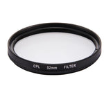 52mm 3-in-1 ラウンドサークル CPLレンズフィルター キャップ付き GoPro HERO7 Black/6 /5用、52mm CPLレンズ