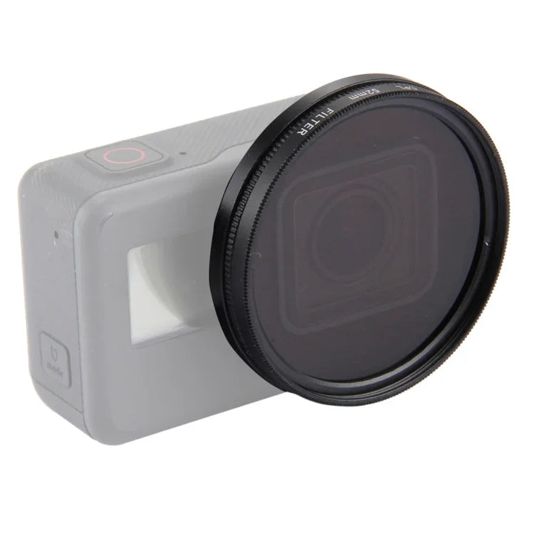 52mm 3-in-1 ラウンドサークル CPLレンズフィルター キャップ付き GoPro HERO7 Black/6 /5用、52mm CPLレンズ