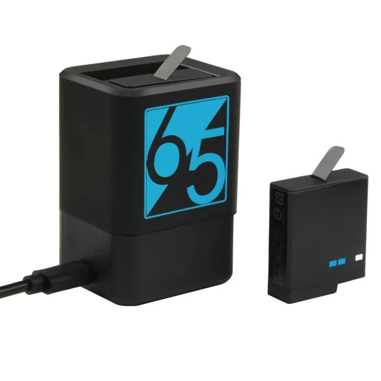 デュアルバッテリーチャージャー USB-C / Type-Cケーブル付き GoPro HERO6 / 5用、TYPE-Cケーブル付きチャージャー