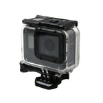 GoPro HERO6 / 5 防水ハウジング保護ケース + バックカバー（空洞）バックル付き ベーシックマウント＆ネジ、防水ハウジング