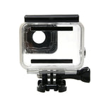 GoPro HERO6 / 5 防水ハウジング保護ケース + バックカバー（空洞）バックル付き ベーシックマウント＆ネジ、防水ハウジング