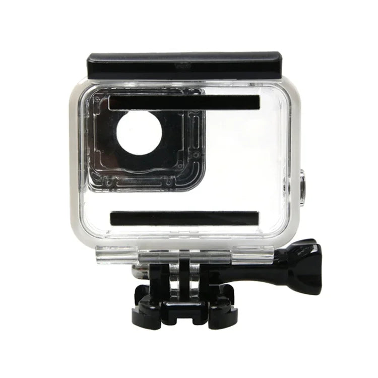 GoPro HERO6 / 5 防水ハウジング保護ケース + バックカバー（空洞）バックル付き ベーシックマウント＆ネジ、防水ハウジング