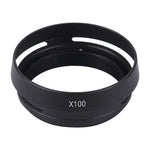 49mm メタルベントレンズフード Fujifilm X100用, LA-49 X100 (ブラック), LA-49 X100 (シルバー)