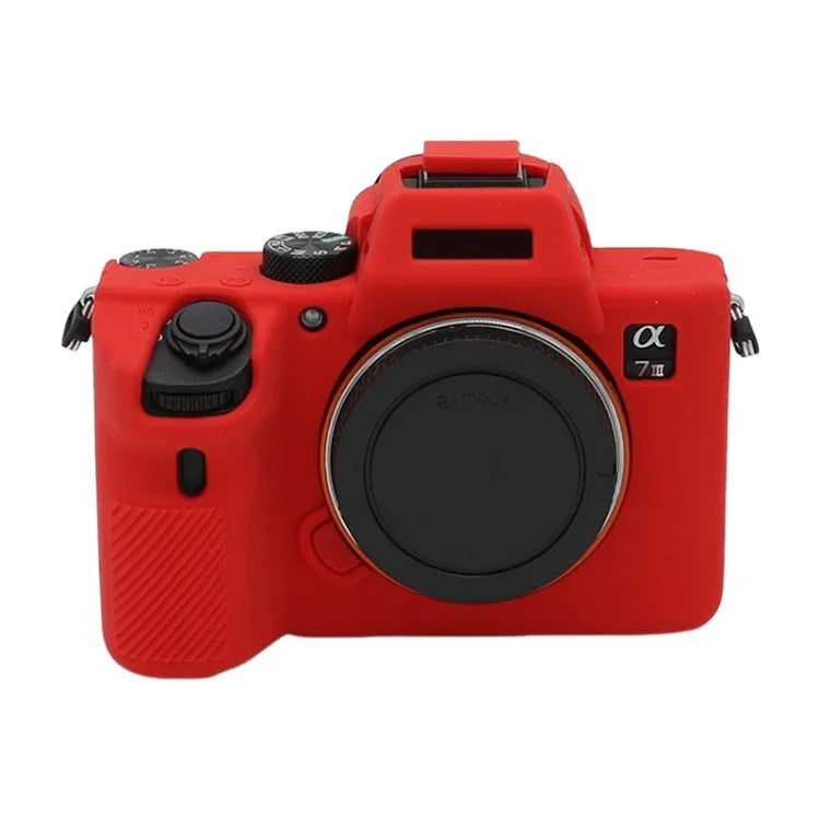 Sony A7 III / ILCE-7M3 / A7R III用ソフトシリコン保護ケース、Sony A7 III / ILCE-7M3 / A7R III用