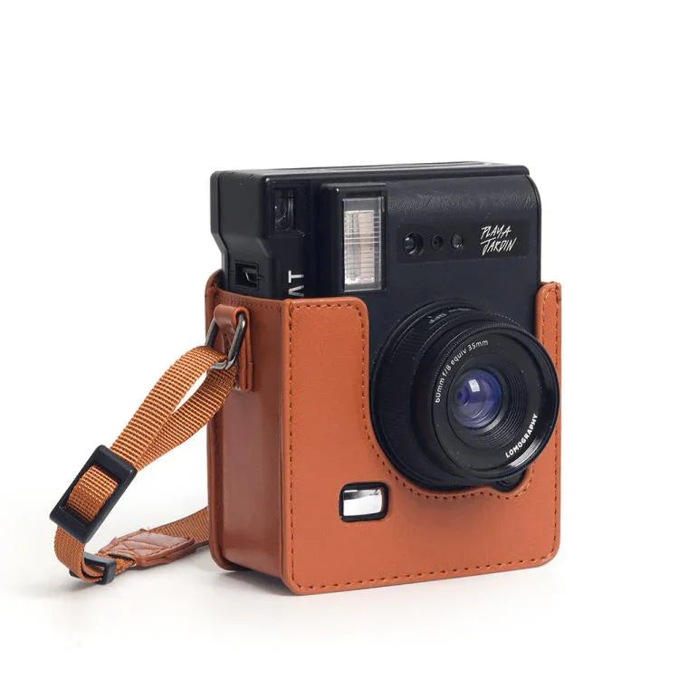 LOMO Automat インスタックスカメラ用ヴィンテージPUレザーカメラケースバッグ