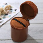 中型レンズケース ジッパー付きPUレザーポーチ DSLRカメラレンズ用 サイズ：13x9x9cm 13 x 9cm（ブラウン） 13 x 9cm（コーヒー） 13 x 9cm（ブラック）