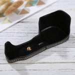 Sony ILCE-6000 / A6000用1/4インチネジ PUレザー カメラハーフケースベース、Sony A6000対応