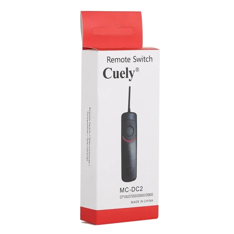 Cuely MC-DC2 Remote Switch Shutter Release Cord for Nikon D7100 / D7200 / D5500 / D5600, MC-DC2