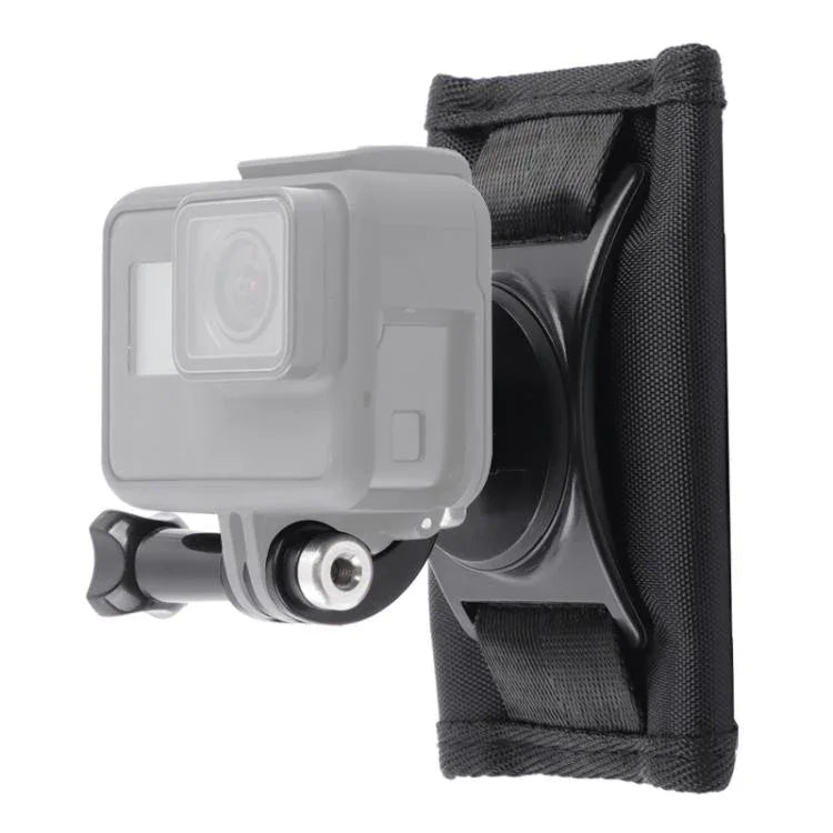 フック＆ループファスナーバックパック Recマウントクリップクランプマウント ネジ付き GoPro、Insta360、DJI 他アクションカメラ用