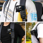 RUIGPRO 360度回転 J型バックパック Recマウントクリップクランプマウント GoPro HERO9 Black / HERO8 Black / HERO7 / 6 / 5、DJI Osmo Action、Xiaoyiおよびその他のアクションカメラ対応
