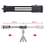 YELANGU YLG0109I 50cm / 100cm（三脚取付可能）スライドレールトラック DSLR / SLRカメラ / ビデオカメラ用、50cm / 100cm