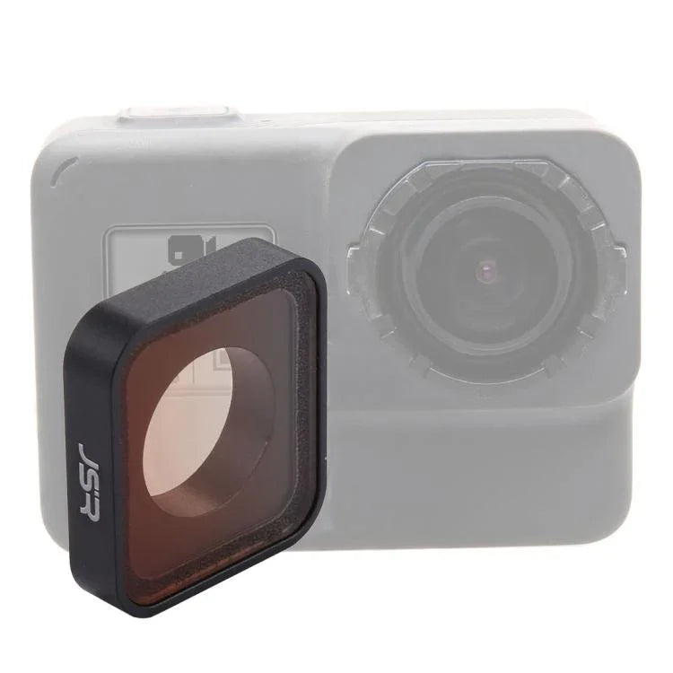 JSR GoPro HERO6 /5用スナップオングラデーションカラーレンズフィルター、グラデーションカラー（オレンジ）、グラデーションカラー（ブルー）