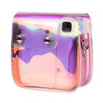 Fujifilm Instax mini 11用透明シンフォニーピーブイシーカメラバッグ ショルダーストラップ付き、Fujifilm Instax mini 11用（PVC）