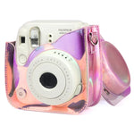 Fujifilm Instax mini 11用透明シンフォニーピーブイシーカメラバッグ ショルダーストラップ付き、Fujifilm Instax mini 11用（PVC）