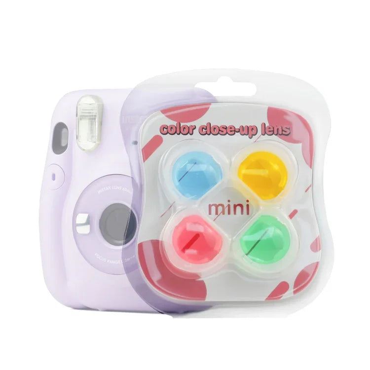 Fujifilm Instax mini 11用4色ジェリーフィルター4枚セット、4-in-1 FUJIFILM instax mini 11用