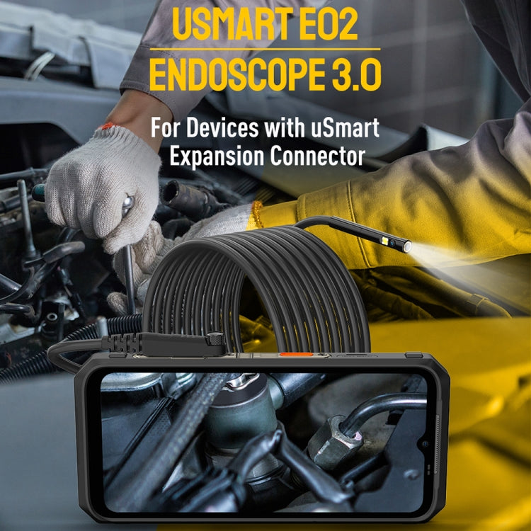内視鏡 E2 IP67 防水デジタル内視鏡 Ulefone Armor 9 / 9E / Power Armor 13 / 16 Pro / 18T / Armor Pad、uSmart E2対応