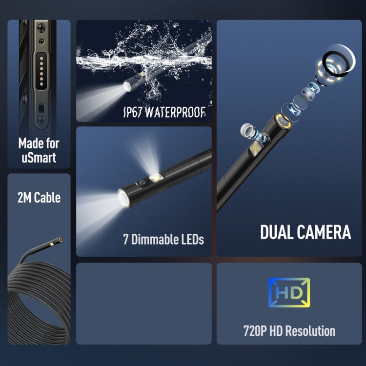内視鏡 E2 IP67 防水デジタル内視鏡 Ulefone Armor 9 / 9E / Power Armor 13 / 16 Pro / 18T / Armor Pad、uSmart E2対応