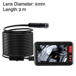 P20 4.3インチ画面表示 HD1080P検査用内視鏡 8LED付き 長さ: 2m レンズ直径: 8mm ハードライン 長さ: 2m ハードライン