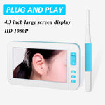 C01 4.3インチ画面表示 HD1080P視覚用耳かき内視鏡 6LED付き 直径: 3.9mm C01 3.9mm
