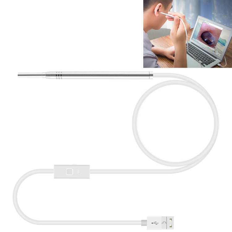 6個のLED付き1MP HDビジュアル耳・鼻・歯用内視鏡ボアスコープ、レンズ直径：4.3mm