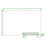 3.5インチLCD TFTタッチスクリーンディスプレイ タッチシールド スタイラスペン付き Raspberry Pi用