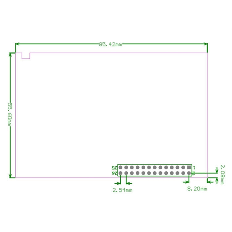 3.5インチLCD TFTタッチスクリーンディスプレイ タッチシールド スタイラスペン付き Raspberry Pi用