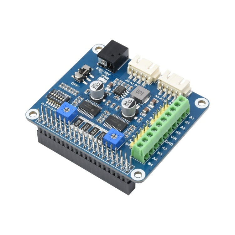 Waveshare HRB8825 ステッピングモータHAT Raspberry Pi用、2台のステッピングモータ駆動、最大1/32マイクロステップ
