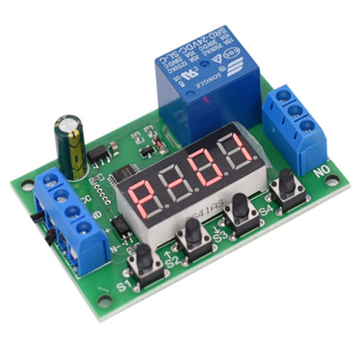12V タイムリレーモジュール トリガーOFF/ONスイッチ サイクルタイミングリレーボード, 12V
