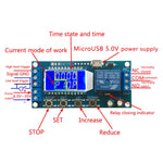 XY-LJ02 6-30V マイクロUSBデジタルLCD表示 タイムディレイリレーモジュール コントロールタイマースイッチ