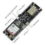 WiFi Bluetooth 18560バッテリーホルダー ソーラー充電モジュール開発ボード、T-SIM7000G