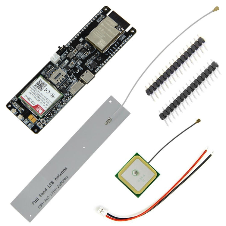 WiFi Bluetooth 18560バッテリーホルダー ソーラー充電モジュール開発ボード、T-SIM7000G