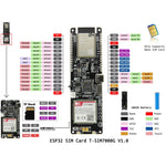 WiFi Bluetooth 18560バッテリーホルダー ソーラー充電モジュール開発ボード、T-SIM7000G