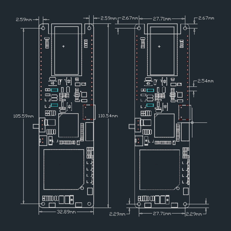 WiFi Bluetooth 18560バッテリーホルダー ソーラー充電モジュール開発ボード、T-SIM7000G