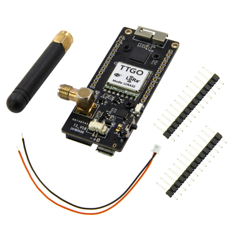 TTGO LORA32 V2.1 ESP32 0.96インチ OLED Bluetooth WiFi 無線モジュール 915MHz SMA IP5306 モジュール アンテナ付き、915MHz