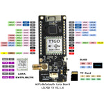 TTGO LORA32 V2.1 ESP32 0.96インチ OLED Bluetooth WiFi 無線モジュール 915MHz SMA IP5306 モジュール アンテナ付き、915MHz