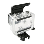 Gopro HERO4 / 3+スポーツアクションカメラ防水ハウジングケース ABSプラスチック製バックドアクリップロックキャッチ、ハウジングケース