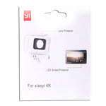 Xiaomi Xiaoyi II 4Kカメラ用超クリアLCDスクリーンプロテクター＋ハウジングガラスレンズプロテクターフィルム